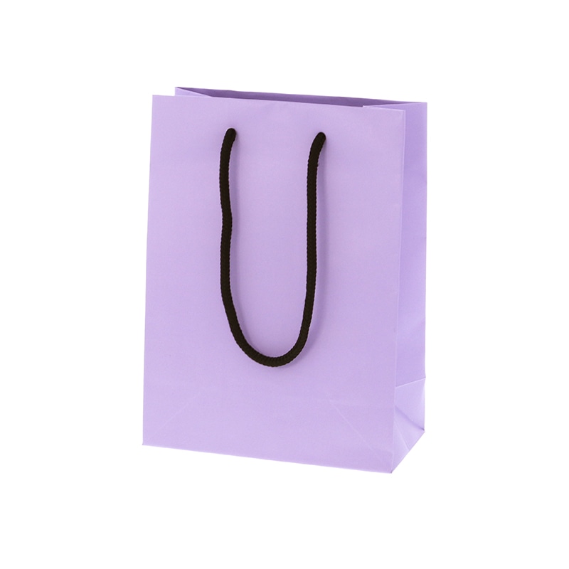 手提げ紙袋 ブライトバッグ紫紺 22.5×8×32cm 50枚【ラッピング用品