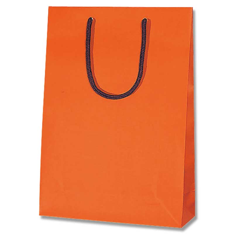 HEIKO 紙袋 ブライトバッグ SWT DオレンジMT(マットPP貼り) 10枚