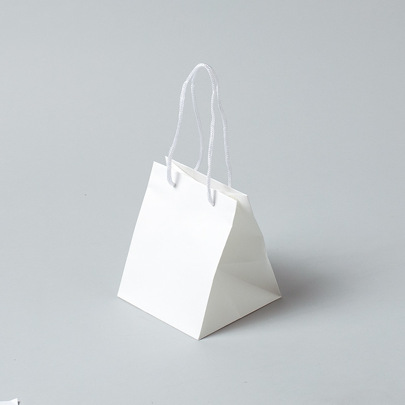 ケース販売HEIKO 手提げ紙袋 アレンジバッグ 3S 白無地 006441104 1ケース(10枚入×10袋 合計100枚)