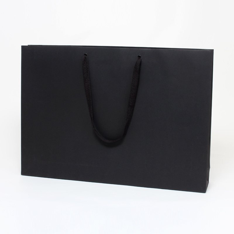 HEIKO 紙袋 ファッションバッグ LL 黒 10枚