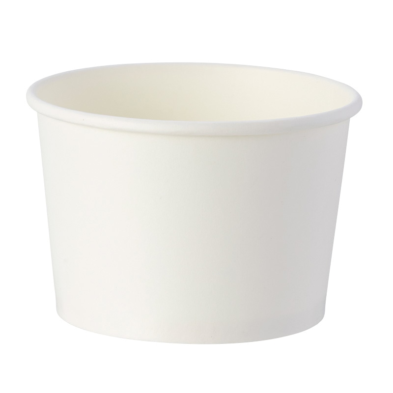 HEIKO 製菓資材 アイスカップ 10オンス(300ml) 97-300 ホワイト 50個