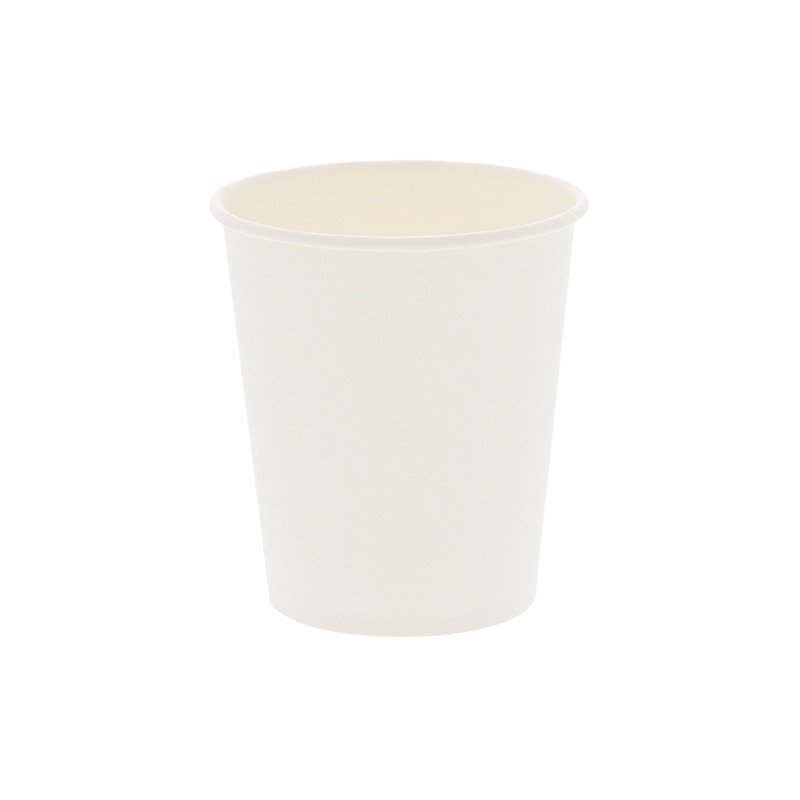 紙コップ(ペーパーカップ) エコノミータイプ 7オンス 口径72mm ホワイト 100個