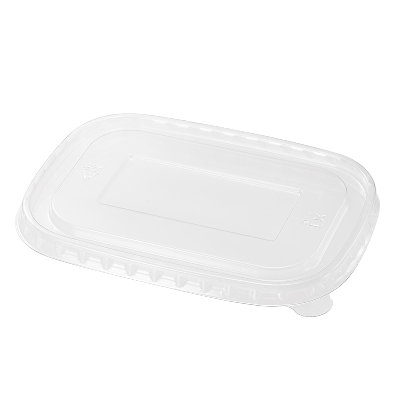HEIKO 食品容器 未晒・晒フードカップ用透明蓋PET 長角 25個