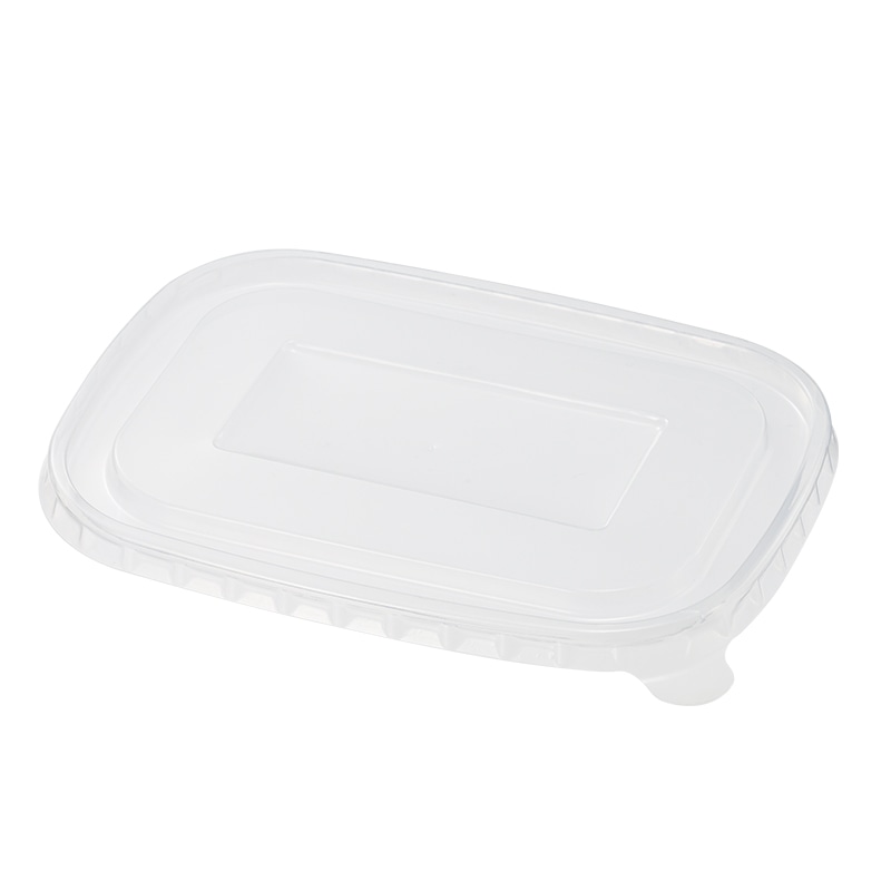 HEIKO 食品容器 未晒・晒フードカップ用透明蓋PP 長角 25個
