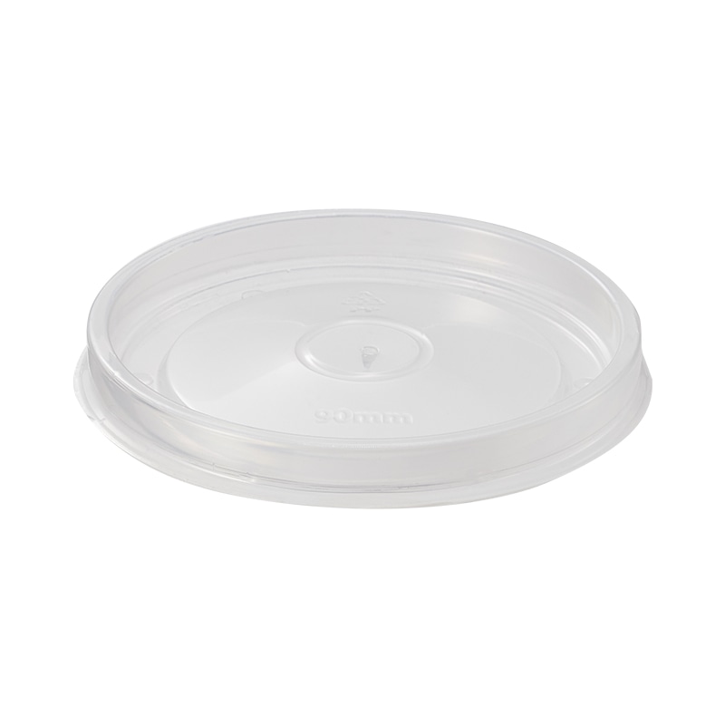 HEIKO 食品容器 未晒フードカップ 深型用 透明蓋PP 90口径用 25個