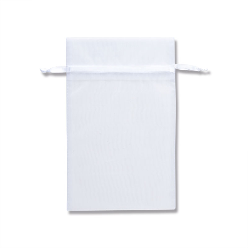 包装用品・店舗用品のシモジマ　L　平袋タイプ　HEIKO　オーガンジーバッグ　通販　4901755953527　ホワイト(WH)　10枚　オンラインショップ