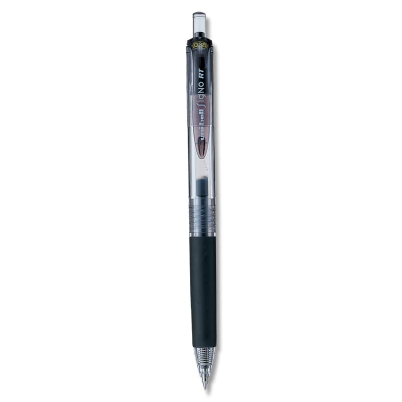 三菱鉛筆 ゲルインクボールペン シグノ(ノック式) UMN-103 極細 黒 0.38mm 4902778725344 通販 | 包装用品