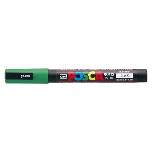 三菱鉛筆 ユニポスカ PC-3M 細字 緑