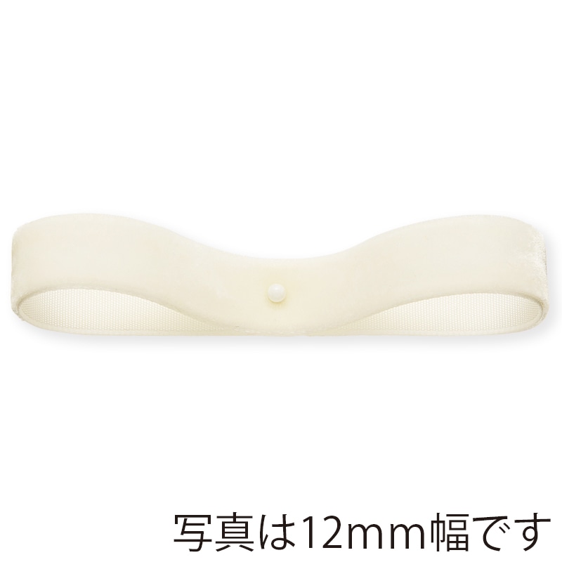 【直送品】 東京リボン リボン　シングルベルベット　26005 18×10 ＃1　オフホワイト 1巻（ご注文単位1巻）