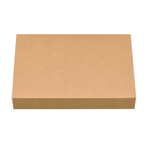 エフピコチューパ 仕出し弁当容器　紙ボックス　一体型 80－55 クラフト 50枚/袋（ご注文単位6袋）【直送品】
