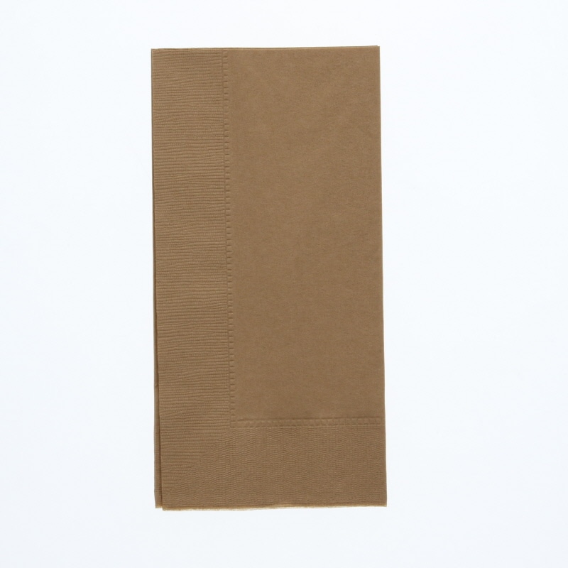 オリエンタル紙業 カラー紙ナプキン 2プライナプキン マロングラッセ 約45cm 50枚