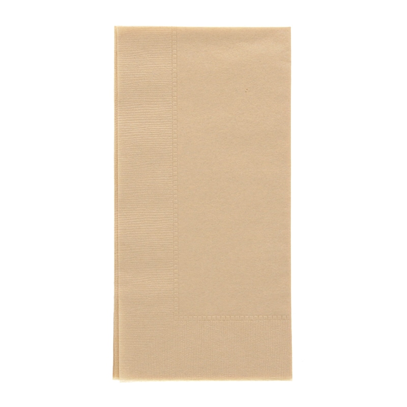 オリエンタル紙業 カラー紙ナプキン 2プライナプキン ナチュラル 約45cm 50枚