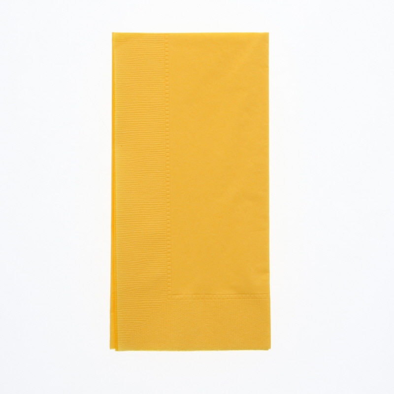 オリエンタル紙業 カラー紙ナプキン 2プライナプキン レモン 約45cm 50枚