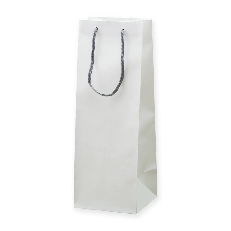直送品】 ヤマニパッケージ 一升瓶1本白手提袋 K－307－4 100枚/箱（ご