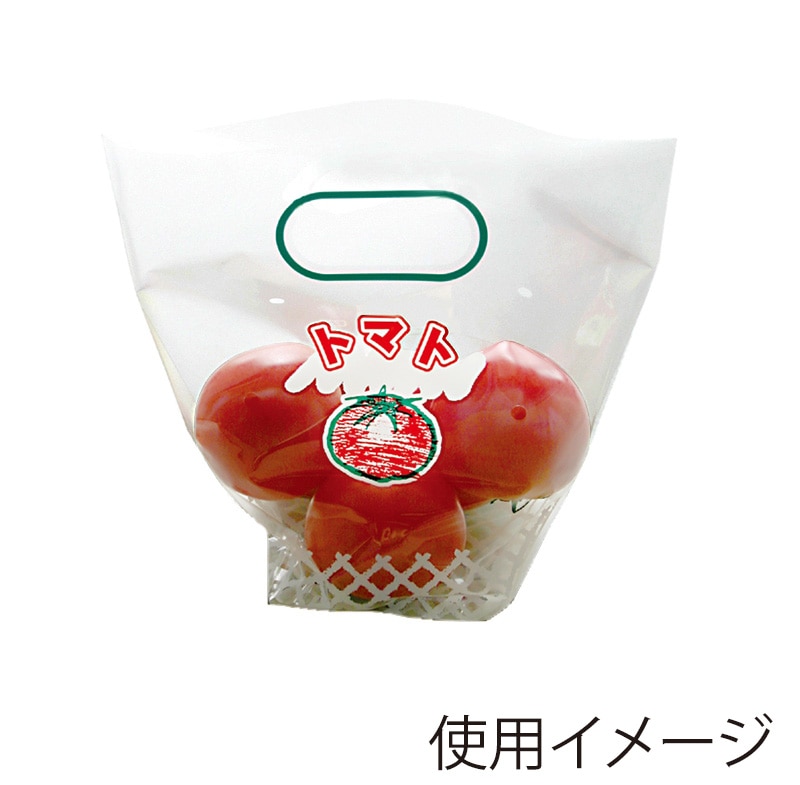 【直送品】 精工 手抜きポリ袋　スタンドパック　NEW新鮮パック トマト3　SP  100枚/袋（ご注文単位50袋）
