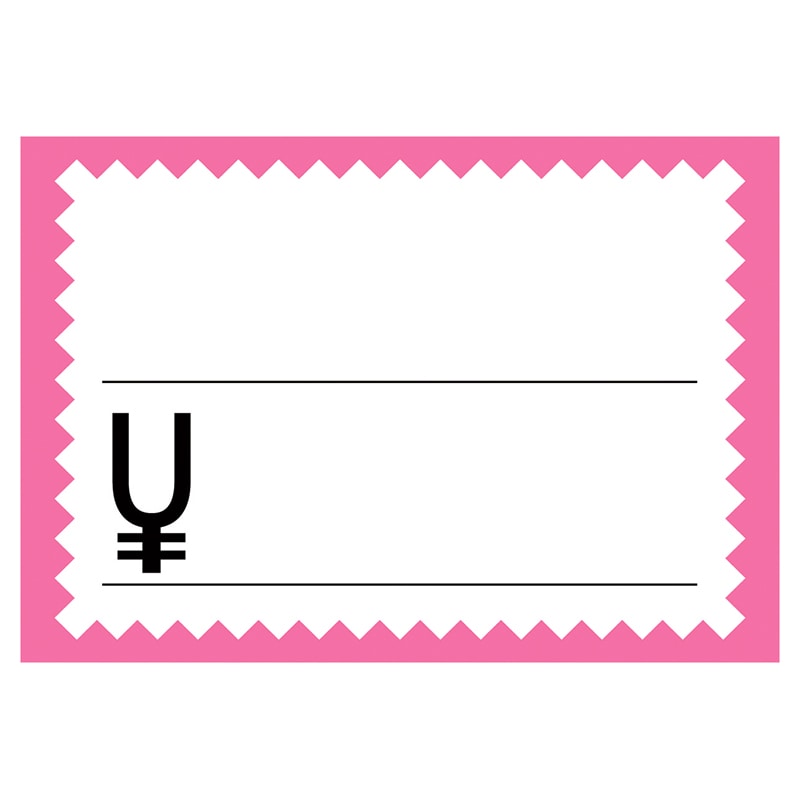 【直送品】 ササガワ カード 中　ピンク枠　￥ 16－4369　50枚 1冊（ご注文単位5冊）