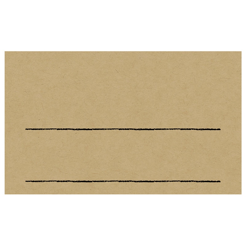 ササガワ 手書きPOP用カード 名刺サイズ クラフト 16-1753  10枚