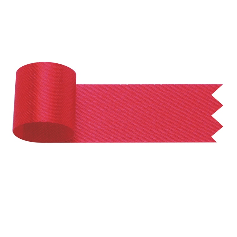 ササガワ リボン　グレース 赤　18mm 50－7423 1巻（ご注文単位1巻）【直送品】