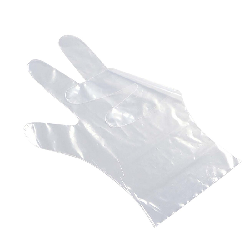 【直送品】 サクラメン　スタンダード手袋　ポリ透明 （100枚入）S　30μ  1個（ご注文単位1個）