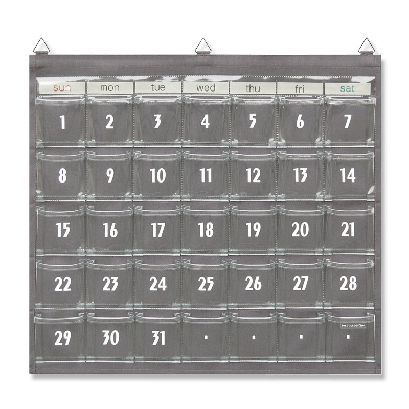 サキ ウォールポケット W-419GR カレンダーポケット 1個