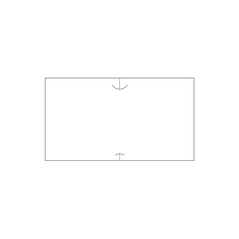 サトー ハンドラベラー用ラベル SP・UNO1C共通 共通-1 白無地 強粘 10巻