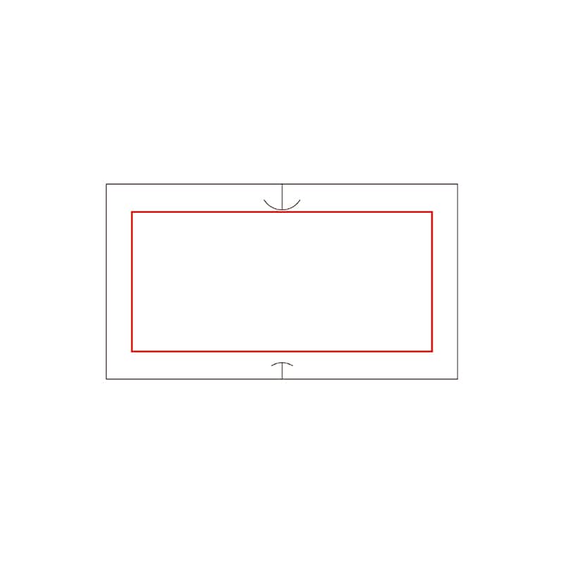 サトー ハンドラベラー用ラベル SP・UNO1C共通 共通-4 赤枠 強粘 10巻