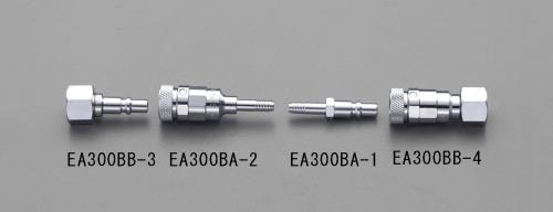 エスコ EA300BA-1 5mm酸素用プラグ(Ｑジョイント) 1個（ご注文単位1個）【直送品】