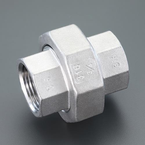 直送品】エスコ EA469AG-306A Ｒｃ3/4”ユニオン(ステンレス製) 1個（ご