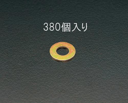 【直送品】エスコ EA949WH-6 Ｍ6平ワッシャー(380個) 1個（ご注文単位1個）