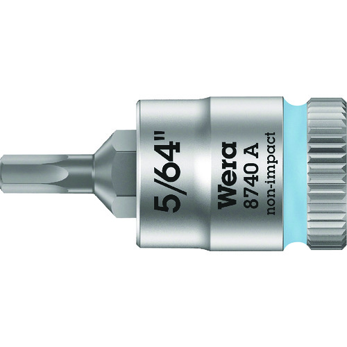 >トラスコ中山 Wera 8740Aソケット Hex-Plus SW5/64（ご注文単位1個）【直送品】