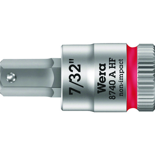 トラスコ中山 Wera 8740A HFソケット Hex-Plus SW7/32（ご注文単位1個）【直送品】