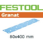 >トラスコ中山 FESTOOL サンドペーパー GR 80x400 P80 50枚入り（497159） 760-2260  (ご注文単位1箱) 【直送品】