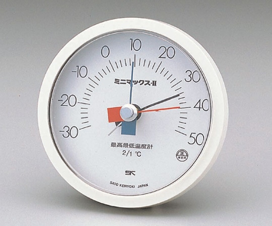 >佐藤計量器製作所 ミニマックス　Ⅱ　最高最低温度計　7310-00 1個（ご注文単位1個）【直送品】