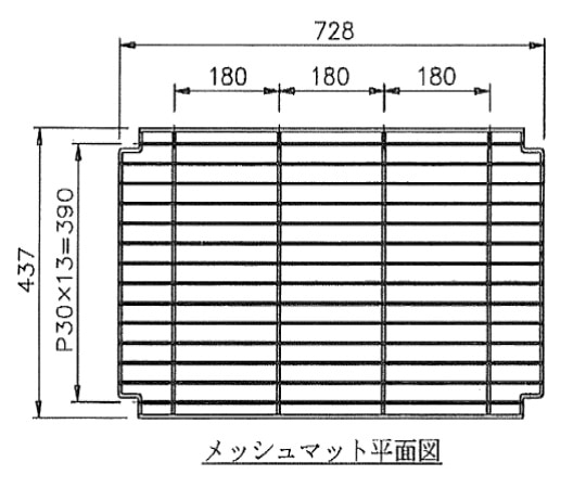 >アズワン スーパードライングシェルフ　DS-S-AS交換用棚板（メッシュマット）　DS-S 1枚（ご注文単位1枚）【直送品】