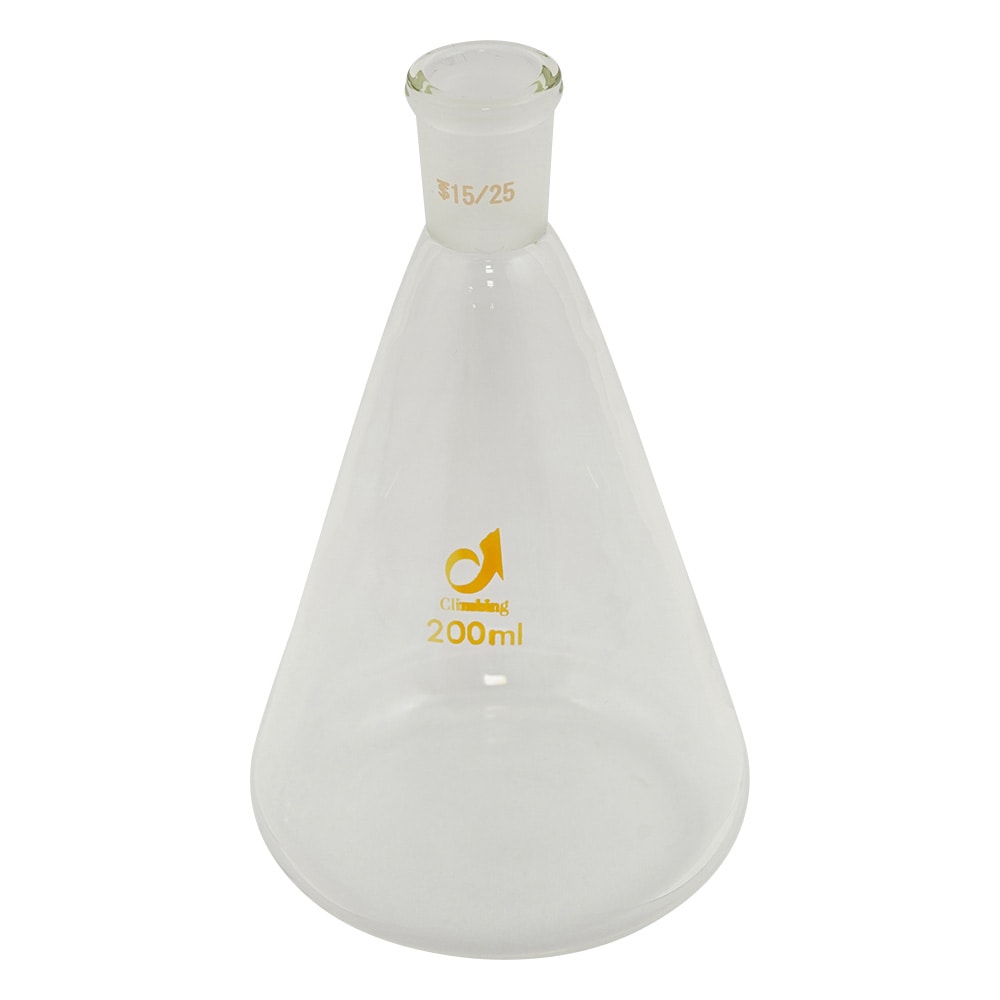 >クライミング 共通摺合三角フラスコ　200mL　CL0101-05-10 1個（ご注文単位1個）【直送品】