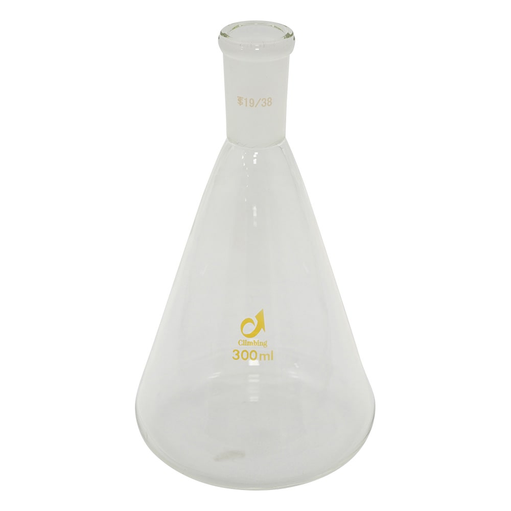 >クライミング 共通摺合三角フラスコ　300mL　CL0101-06-30 1個（ご注文単位1個）【直送品】