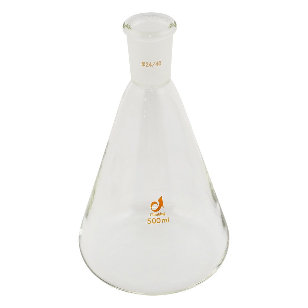 >クライミング 共通摺合三角フラスコ　500mL　CL0101-07-40 1個（ご注文単位1個）【直送品】