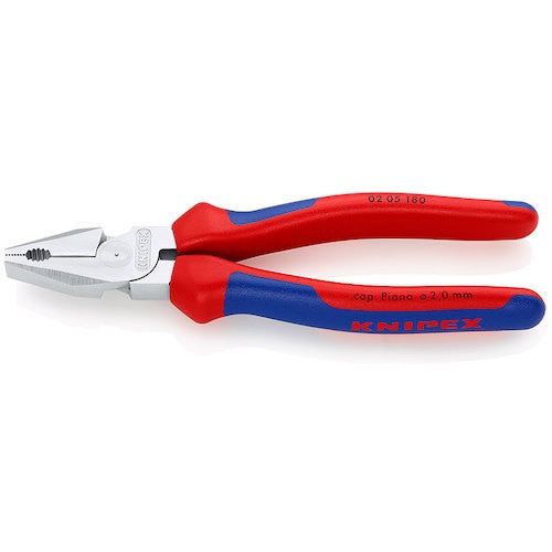 >トラスコ中山 KNIPEX 強力型ペンチ 180mm　497-2384（ご注文単位1個）【直送品】