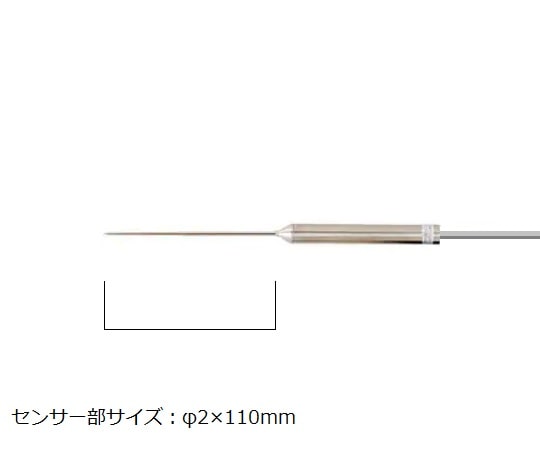 >熱研 防水型デジタル温度計(セーフティサーモ)用 防水/食品用耐熱被覆ケーブルセンサー　SN-3000-02 1個（ご注文単位1個）【直送品】