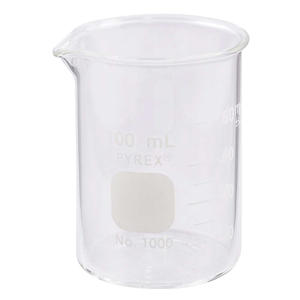 >コーニング・PYREX ビーカー　PYREX(R)　100mL　1000-100 1個（ご注文単位1個）【直送品】