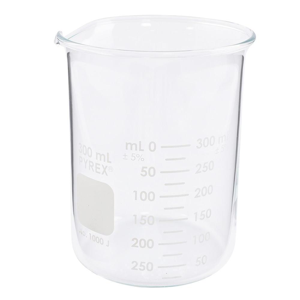 >コーニング・PYREX ビーカー　PYREX(R)　300mL　1000J-300 1個（ご注文単位1個）【直送品】