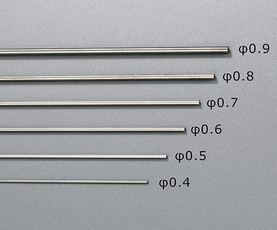 >アズワン タングステン線(φ0.4×500mm)　W-φ0.4 1個（ご注文単位1個）【直送品】