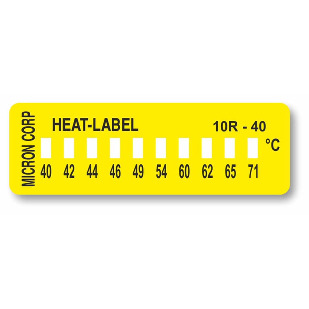 >ミクロン ヒートラベル（不可逆性）10点表示 1箱（10枚入）　10R-40 1箱（ご注文単位1箱）【直送品】