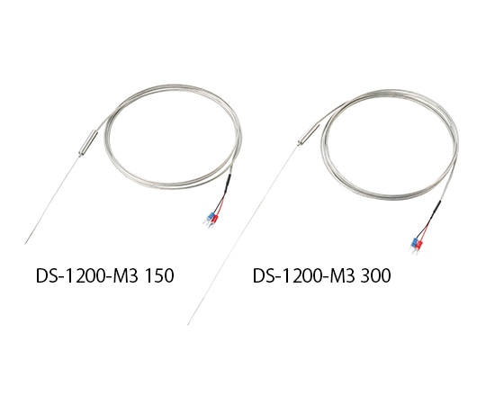 アズワン 極細K熱電対(シース型)　DS-1200-M3 200 1本（ご注文単位1本）【直送品】