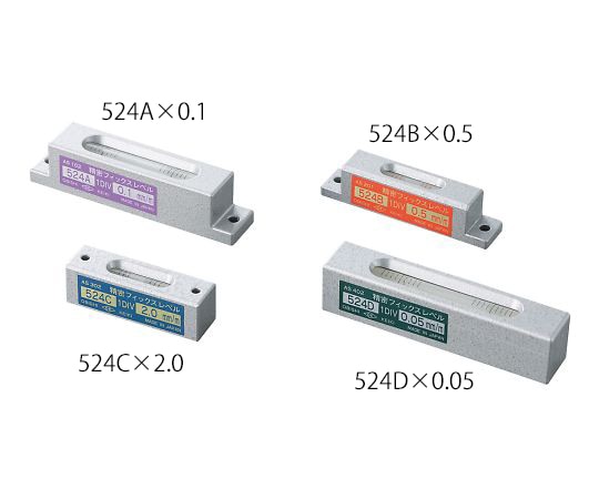 大菱計器製作所 水準器（精密フィックスレベル）　感度0.02mm/m　524D 1個（ご注文単位1個）【直送品】