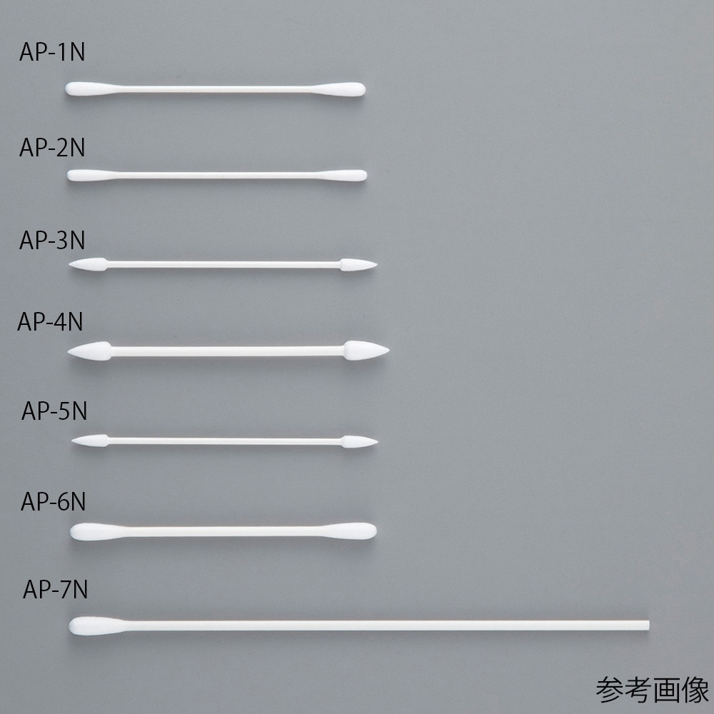 >アズワン アズピュア工業用綿棒II マイクロスワブ紙軸 25本×100袋入　AP-3N 1箱（ご注文単位1箱）【直送品】