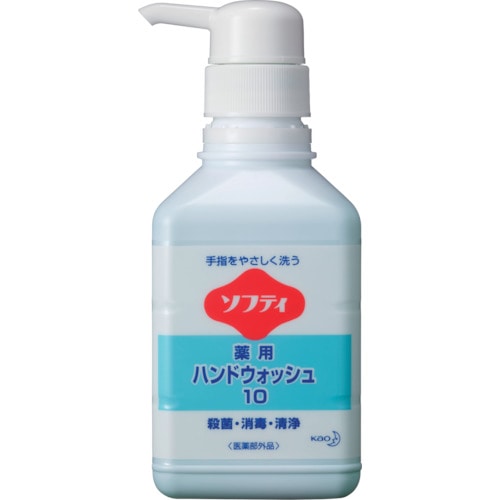 >トラスコ中山 Kao 業務用ソフティ 薬用ハンドウォッシュ10 400ml 159-5480  (ご注文単位1個) 【直送品】