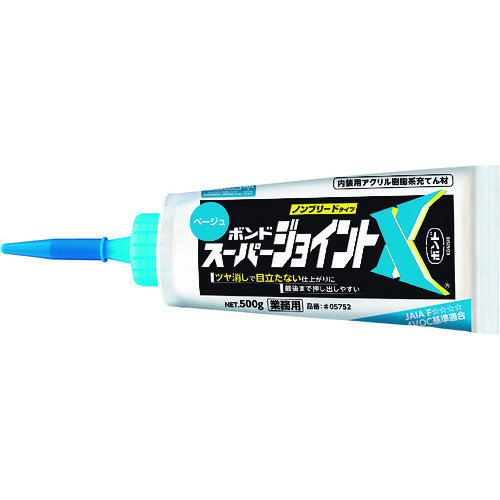 >トラスコ中山 コニシ スーパージョイントX ベージュ 500g（ご注文単位1個）【直送品】