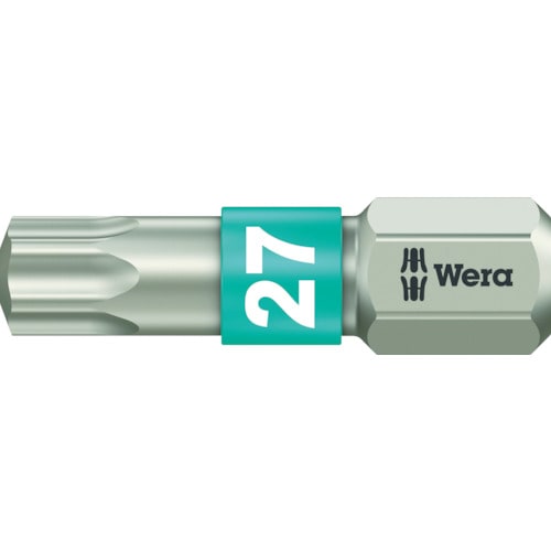 >トラスコ中山 Wera 3867/1 ステンレストーションビット トルクス27X25（ご注文単位1本）【直送品】