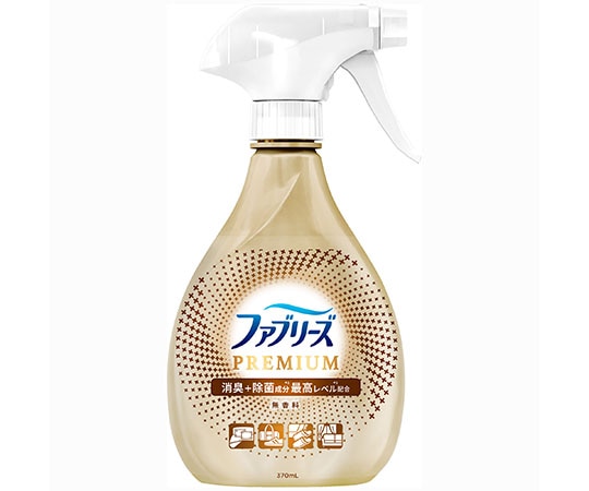 >P＆G ファブリーズW除菌+消臭 プレミアム 無香料 本体 370mL　 1個（ご注文単位1個）【直送品】